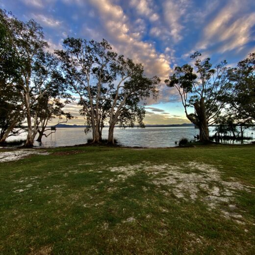 Beautiful skies over Myall Lakes