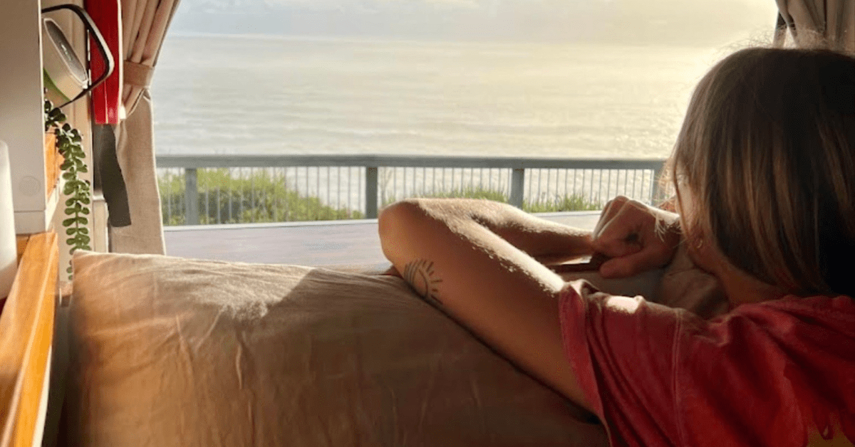 Morning view from your campervan