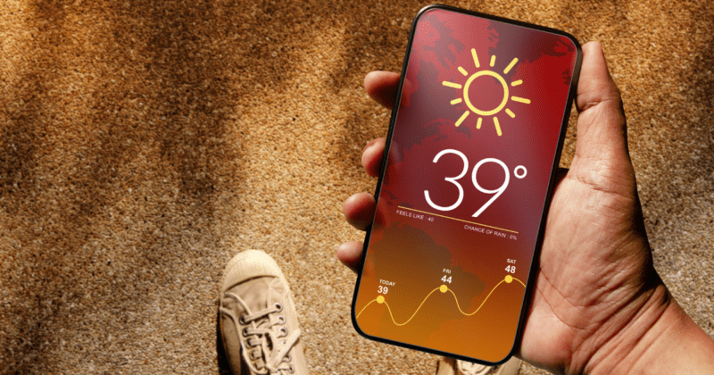 Check your weather ap